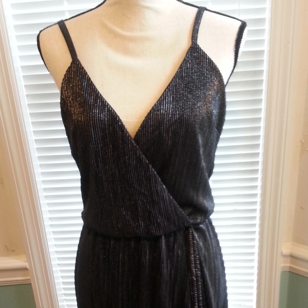 No Comment NY LA Cocktail Dress Size L Juniors Black